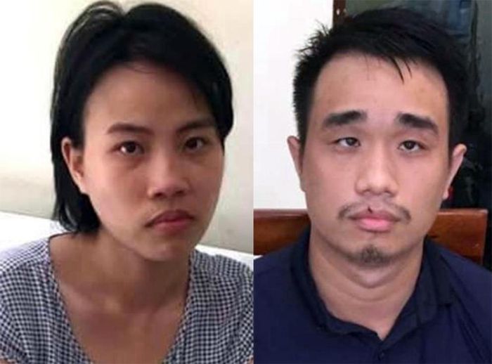Hai đối tượng Linh, Vũ. Ảnh Công an cung cấp.