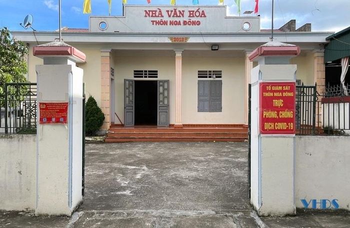 Nhà văn hóa thôn Nga Đông, xã Hà Châu, huyện Hà Trung.