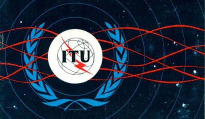 Logo của Liên minh Viễn thông Quốc tế (ITU).