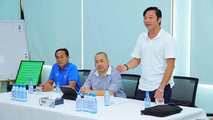 Giám đốc kĩ thuật Sài Gòn FC Lê Huỳnh Đức sẵn sàng đối đầu HLV Kiatisuk. Ảnh: SGFC