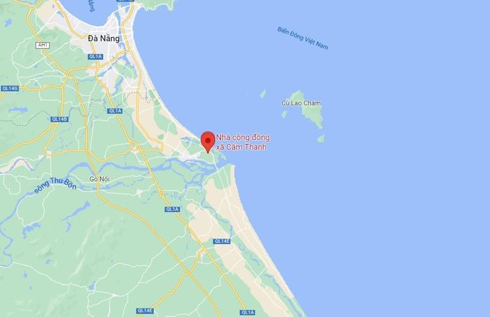  Xã Cẩm Thanh, TP Hội An, Quảng Nam, nơi xảy ra vụ việc. Ảnh: Google Maps. 