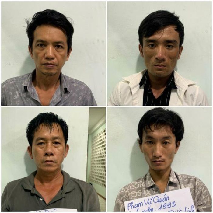 4 đối tượng trộm xe đầu kéo bị bắt giữ.