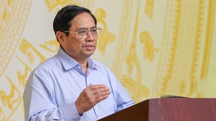 Thủ tướng Phạm Minh Chính tại phiên họp thứ ba của Ủy ban Quốc gia về chuyển đổi số ngày 8/8. Ảnh: Nhật Bắc