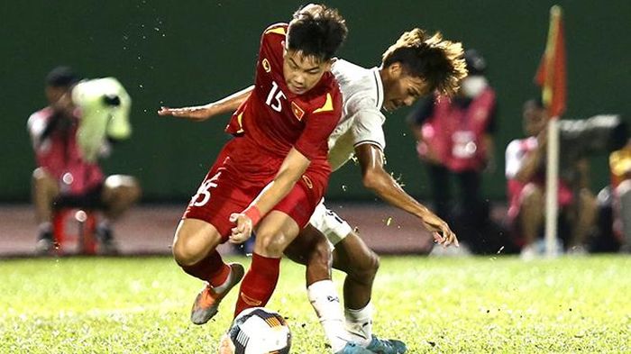 Đình Bắc ghi bàn duy nhất giúp U19 Việt Nam thắng U19 Thái Lan. Ảnh: TN
