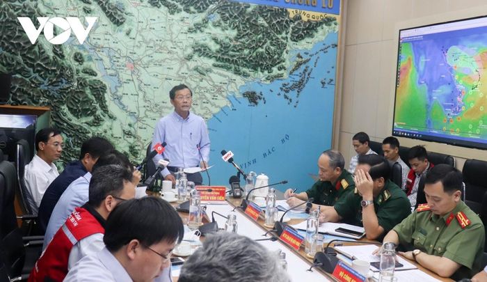 Ông Nguyễn Văn Tiến - Phó Chánh Văn phòng Ban chỉ đạo Quốc gia về PCTT kết luận cuộc họp.