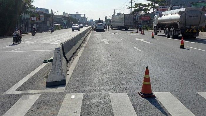 Hiện trường vụ tai nạn. Ảnh: Đức Thịnh