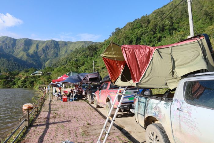 Sẵn sàng cho hoạt động camping. 