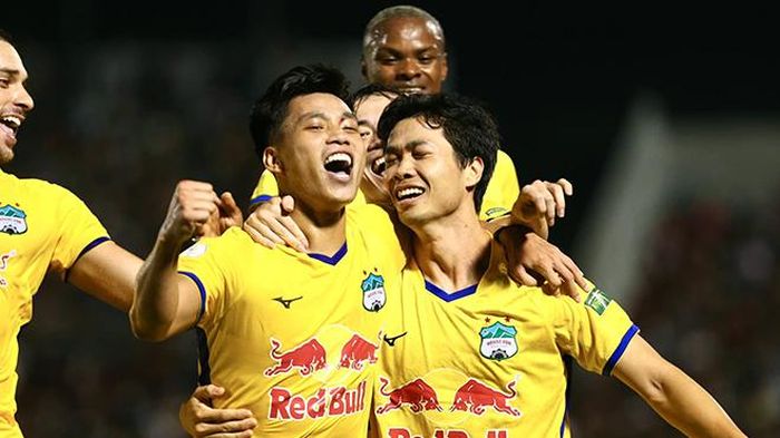Số 10 của HAGL đang là chân sút nội tốt nhất V-League 2022 với 4 bàn thắng chỉ sau 7 trận và trong quá khứ, Công Phượng đã 3 lần ghi bàn vào lưới Hà Nội FC ở V-League. Ảnh: VPF
