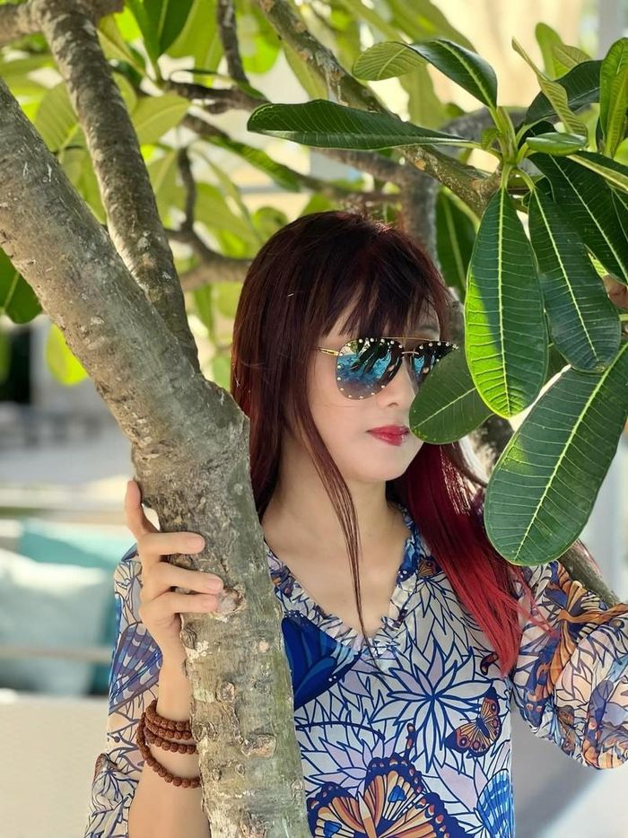 Nét đẹp đằm thắm, quyến rũ của "nữ hoàng ảnh lịch" ở tuổi 55. (Ảnh: FBNV)