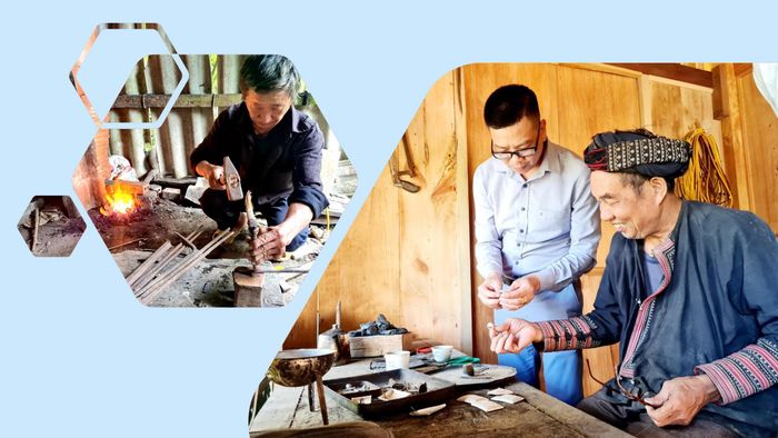 Người dân Nậm Cang giữ nghề truyền thống.
