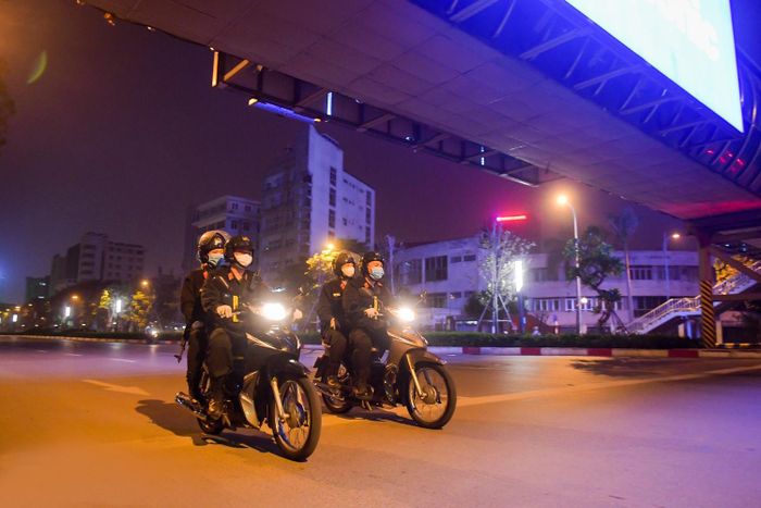 Lực lượng Cảnh sát cơ động thường xuyên tuần tra, đảm bảo ANTT địa bàn thành phố mỗi khi đêm xuống