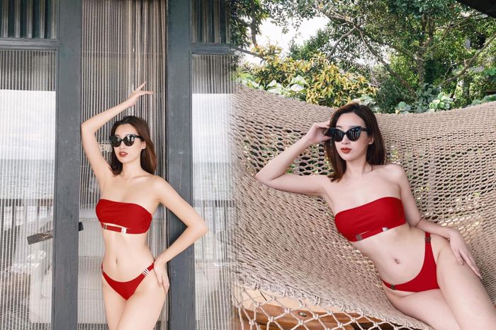 Người đẹp thoải mái "bung lụa", chủ động chia sẻ những bức hình bikini gợi cảm thay vì chỉ khoe ảnh mặc trang phục kín đáo (Ảnh: Facebook nhân vật).