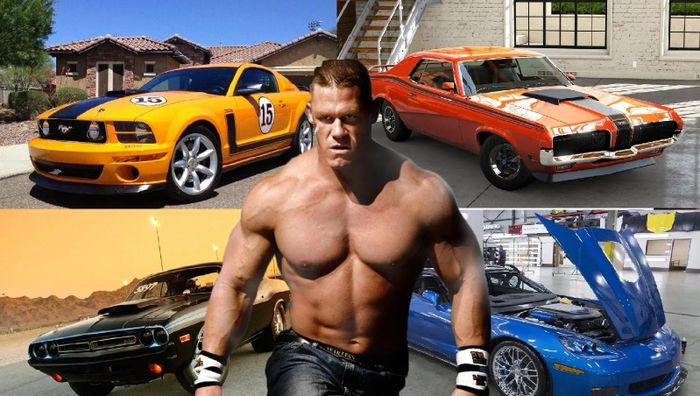  John Cena có niềm đam mê siêu xe, bất động sản. Ảnh: Autobizz. 
