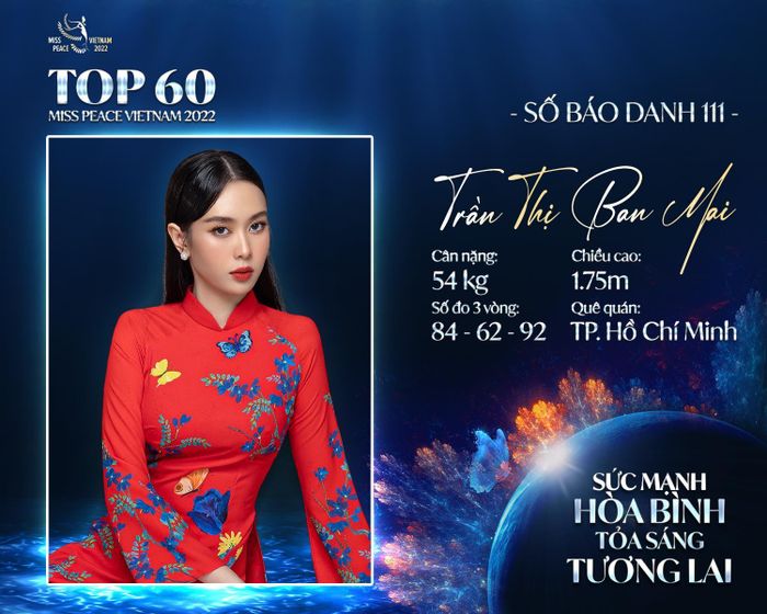 Thí sinh Trần Thị Ban Mai.