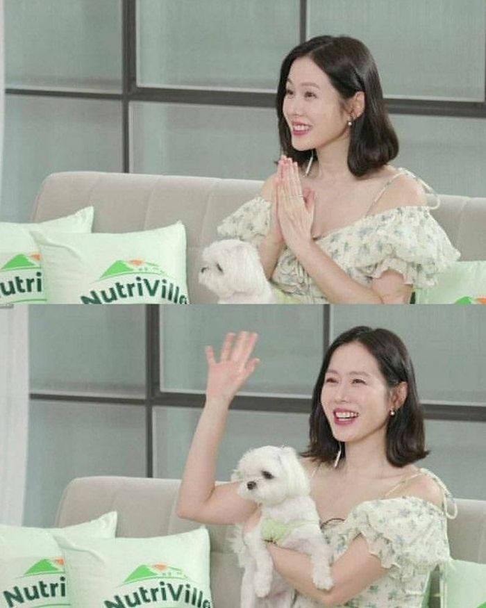 Hình ảnh Son Ye Jin tham dự họp báo cách đây không lâu