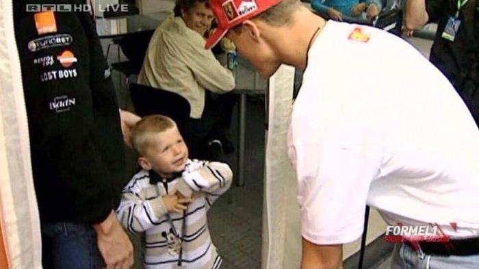 Verstappen đã từng gặp Schumacher huyền thoại khi anh còn là một đứa trẻ