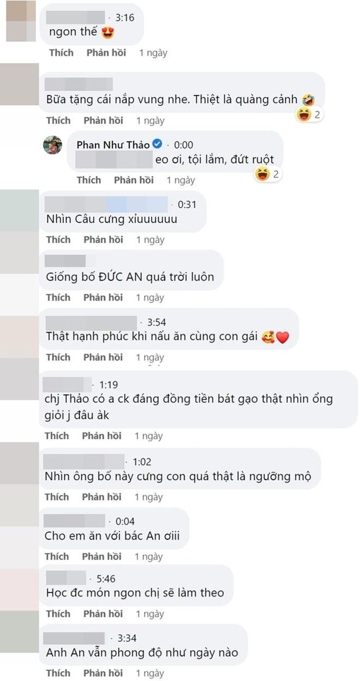 Bạn bè ngay lập tức cũng để ý tới chiếc vung "thật là hoàn cảnh" và dí dỏm nói rằng bữa nào sẽ tặng gia đình Phan Như Thảo cái nắp vung.