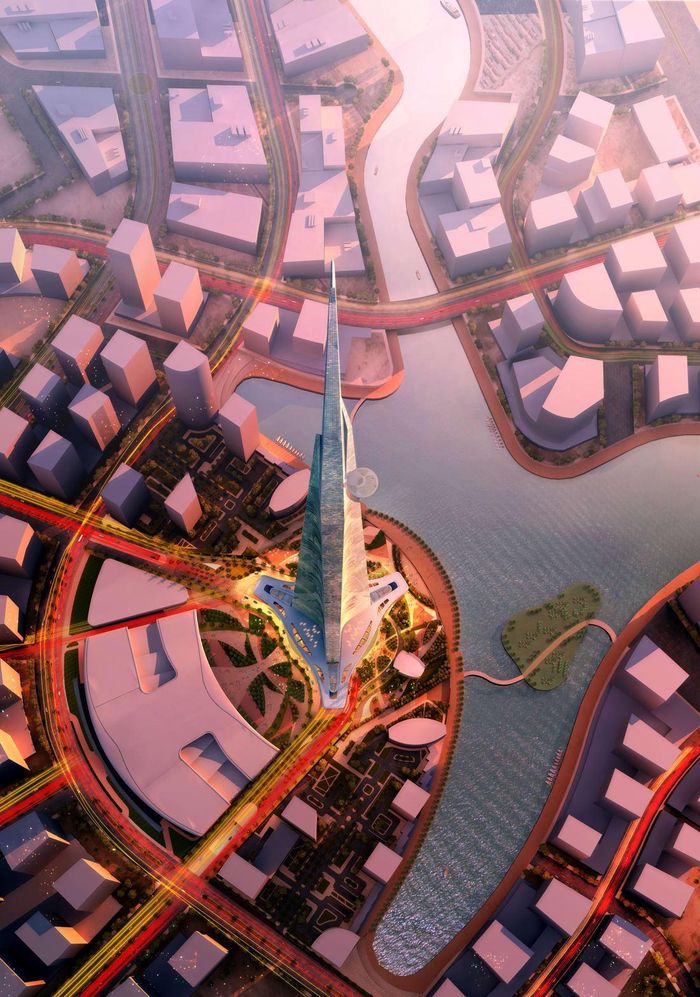 Phối cảnh tháp Jeddah. Ảnh: Công ty Kinh tế Jeddah
