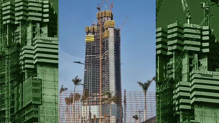 Phần chân tháp Jeddah. Ảnh: Wikipedia