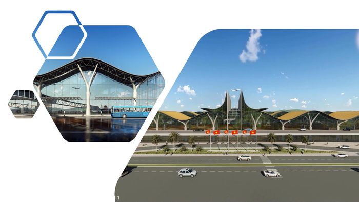 Các hạng mục của Cảng Hàng không Sa Pa được thiết kế hiện đại nhưng vẫn mang đậm bản sắc đất và người Lào Cai.