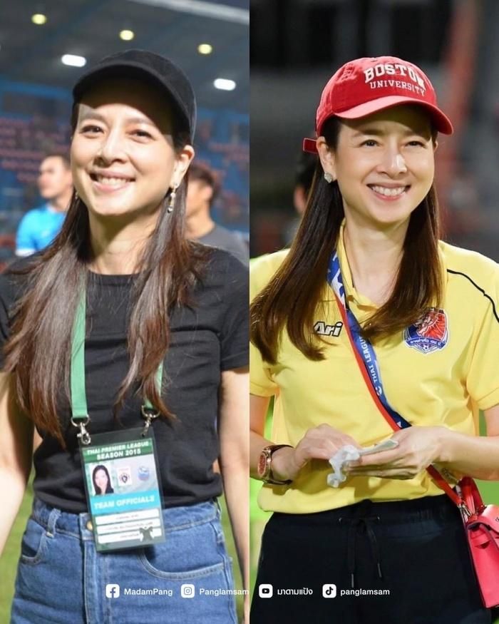 Madam Pang bắt đầu gắn bó với bóng đá cách đây 16 năm. Tuyển nữ Thái Lan có hai lần dự World Cup đều gắn liền với công lao và những khoản đầu tư rất lớn từ Madam Pang.
