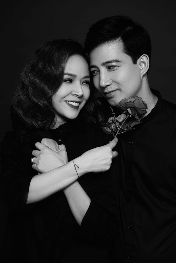 Diễn viên Cẩm Khê và chồng diễn viên Hồng Quang