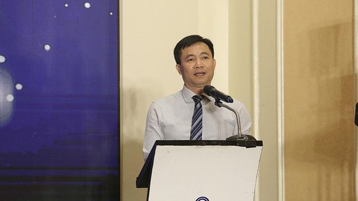 Ông Đỗ Thanh Hải - Phó Tổng Giám đốc Đài Truyền hình Việt Nam phát biểu tại sự kiện