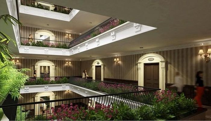 Ở nhà thuê trong hơn 3 năm, đến 2015, hai vợ chồng nữ ca sĩ quyết định tậu 2 căn penthouse trị giá 85 tỷ đồng để chào đón con trai đầu lòng với diện tích lên đến 670m2. Ảnh: 2dep
