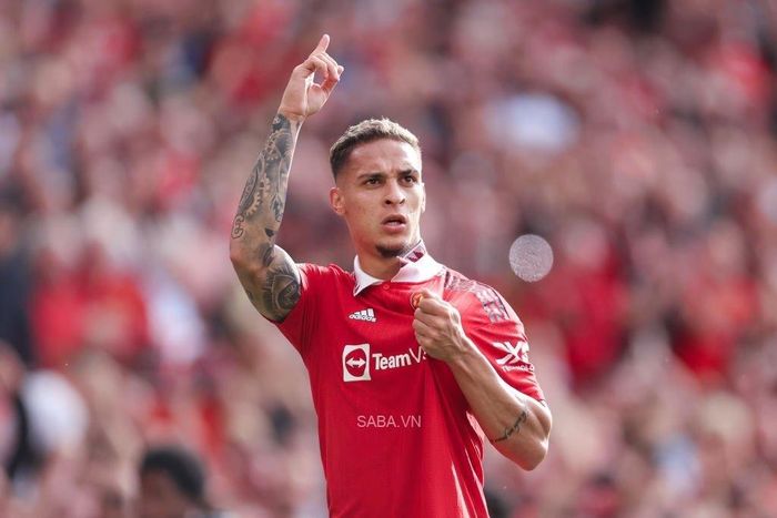 Antony lập công trong ngày chào sân Old Trafford. Ảnh: Internet