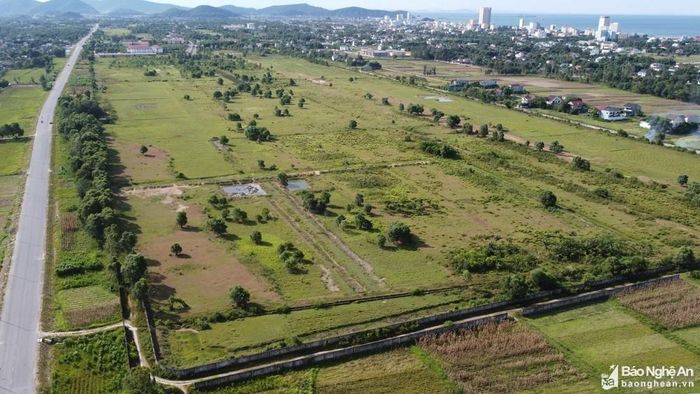 Vùng đất 41,53ha thuộc giai đoạn 2 Dự án Trường Đại học Công nghệ Vạn Xuân bị bỏ hoang trong nhiều năm qua. Ảnh minh họa: Thành Cường