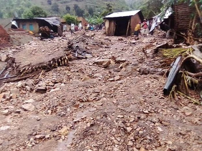 Mưa lớn gây lở đất tại Uganda. (Nguồn: anews.com.tr)