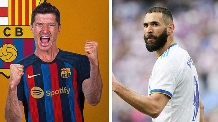 Lewandowski vượt qua Benzema về thành tích ghi bàn tại C1