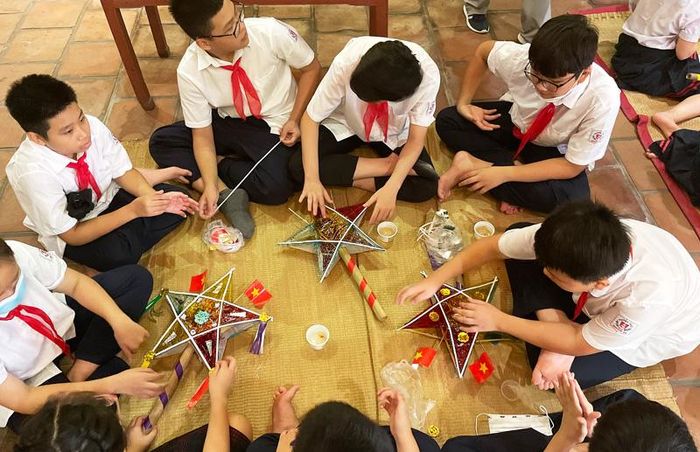 Không gian vui chơi bổ ích này sẽ giúp các em rõ hơn về các giá trị văn hóa truyền thống