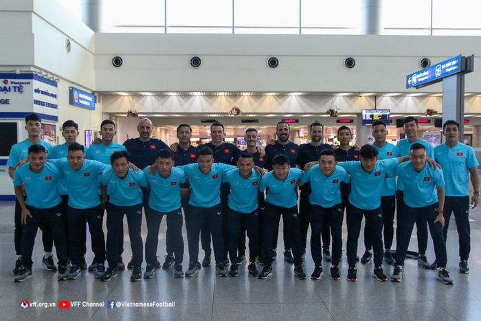 Futsal Việt Nam sang Thái Lan dự giải giao hữu quốc tế. ảnh VFF