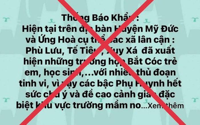 Tin đồn lan truyền trên mạng xã hội.