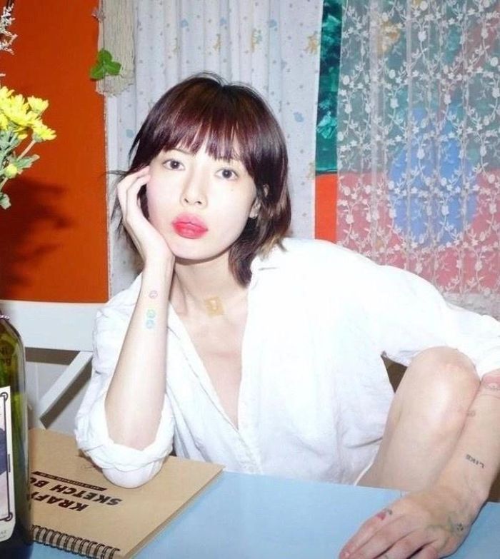 Tóc mới của HyunA. Ảnh: Hyuna.