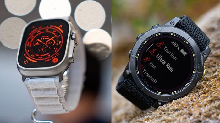 Apple Watch Ultra và Enduro 2. Ảnh: ZDNet.