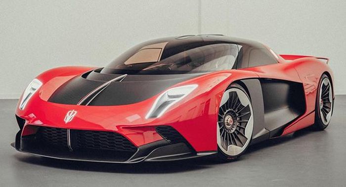 Một chiếc xe ô tô siêu sang hiệu Hongqi Trung Quốc