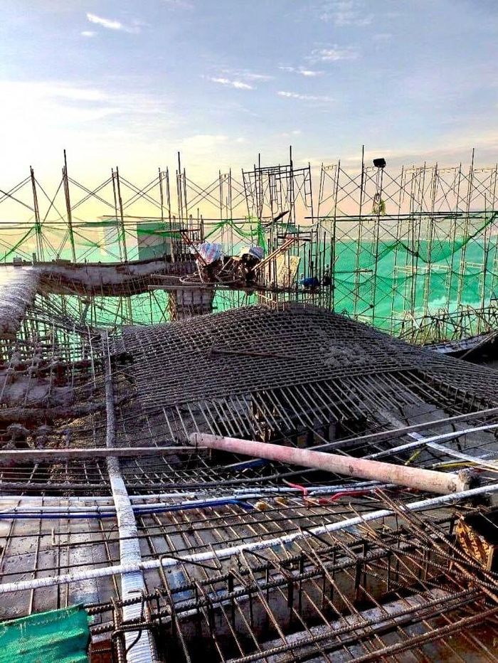 Sự cố xảy ra tại dự án. Ảnh: Riview BĐS