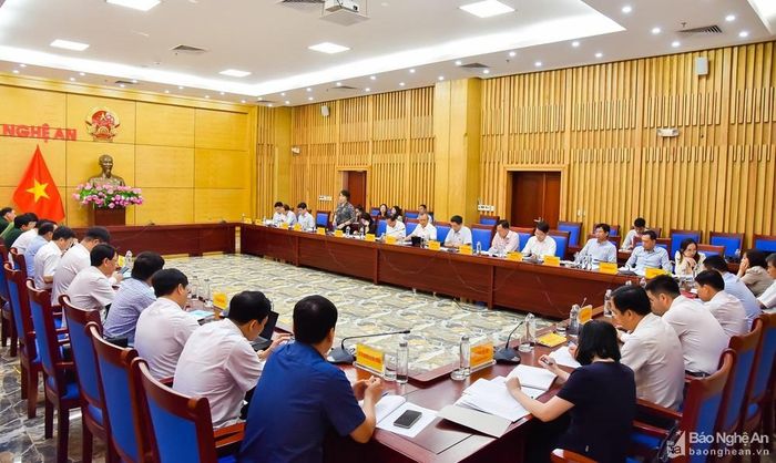 Toàn cảnh cuộc làm việc. Ảnh: Thanh Lê
