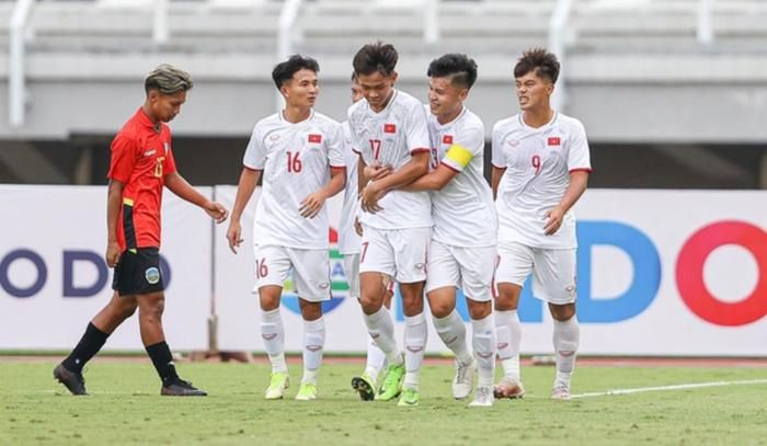 U20 Việt Nam đã đánh bại Timor Leste 4-0 ở loạt đấu thứ hai bảng F, vòng loại U20 châu Á 2023. Ảnh: AFC