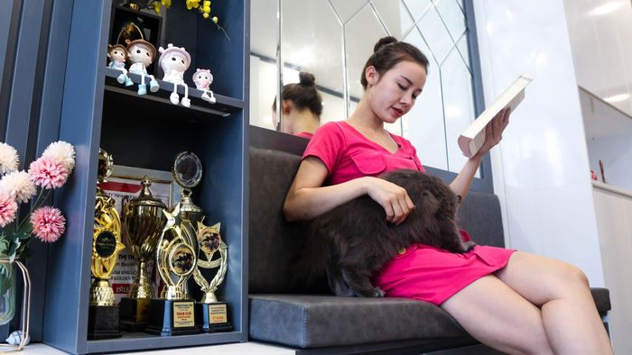 Bất cứ lúc nào có thời gian rảnh rỗi, tôi thường đọc sách chứng khoán, tham khảo các kênh thông tin, lên kế hoạch đầu tư và theo dõi thị trường chứng khoán.