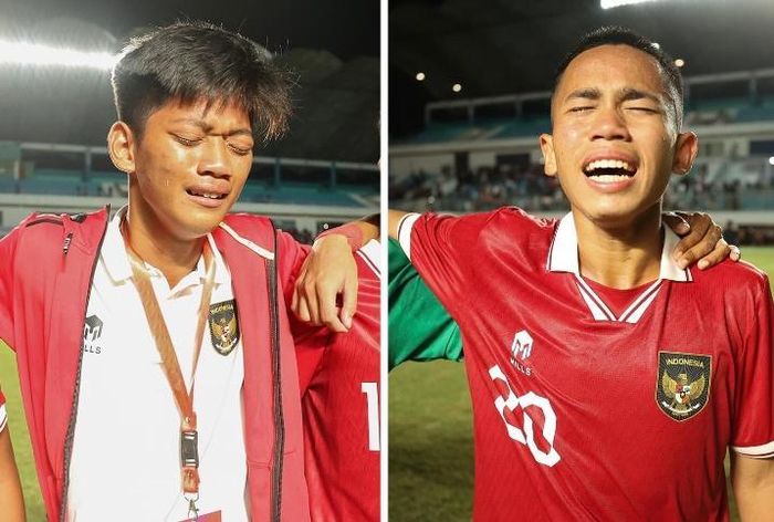 Họ bật khóc vì sung sướng khi thắng ngược U16 Việt Nam 2-1 ở vòng bảng