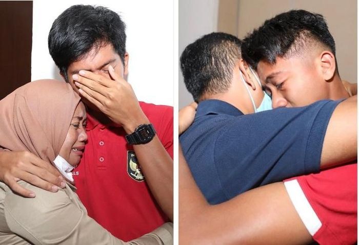 Tới khi tái đấu U16 Việt Nam ở chung kết, cầu thủ Indonesia được cho gặp bố mẹ để lên dây cót tinh thần. Hầu hết đều bật khóc trong buổi gặp này.
