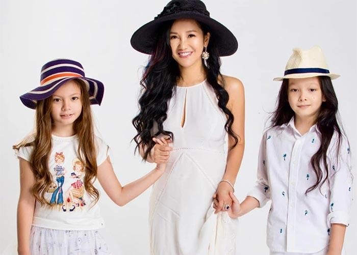 Sau cuộc hôn nhân đầu tan vỡ, Hồng Nhung đang sống hạnh phúc bên hai con sinh đôi.