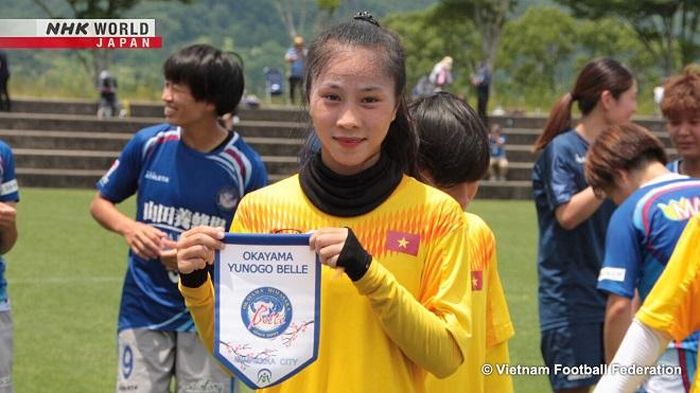 Bảo Trâm là đội trưởng của U18 nữ Việt Nam. Ảnh: VFF