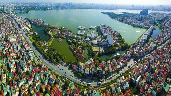 Tác phẩm dự thi “Panorama Hồ Tây” của Minh Đức