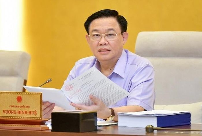 Chủ tịch Quốc hội Vương Đình Huệ. Ảnh: Trang tin Quốc hội
