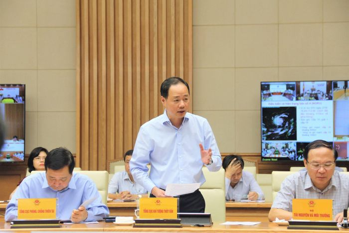 Tổng cục trưởng Tổng cục Khí tượng thủy văn Trần Hồng Thái. Ảnh: VGP