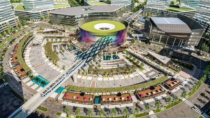 Trung tâm phức hợp WTC Gateway tại Khu đô thị mới Bình Dương, một trong những dự án của Becamex IDC